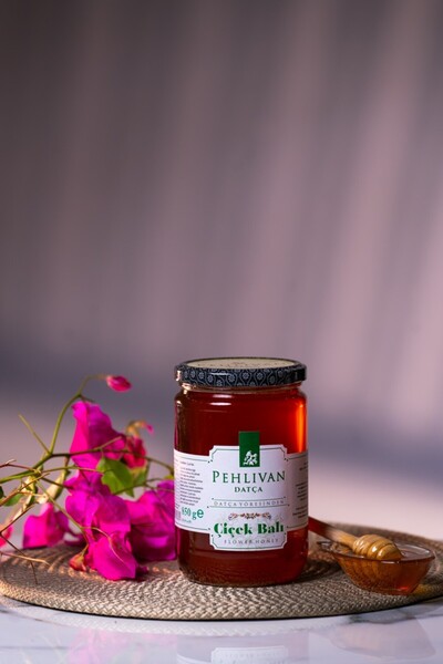 PEHLİVAN DATÇA Çiçek Balı Cam Kavanoz 850 gr