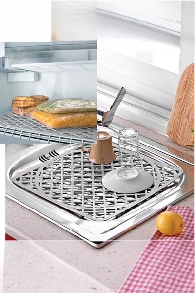 QLUX IDEAS Qlux Ideas Sink Ice Carpet Icebox Floor Protector Dish Drying Mat