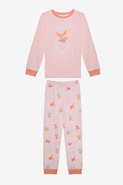 Penti 2-teiliges, mehrfarbiges Pyjama-Set „Put On Ribbon“ für Mädchen