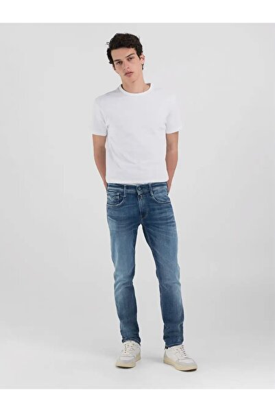 Replay Erkek Mavi Slim Fit Jean Pantolon