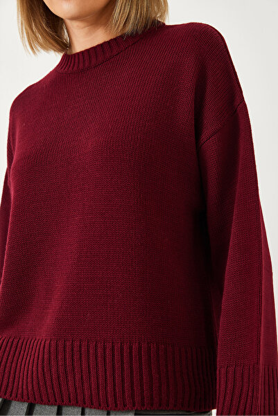 Bianco Lucci Women's Crew Neck Knitwear Sweater 20247559