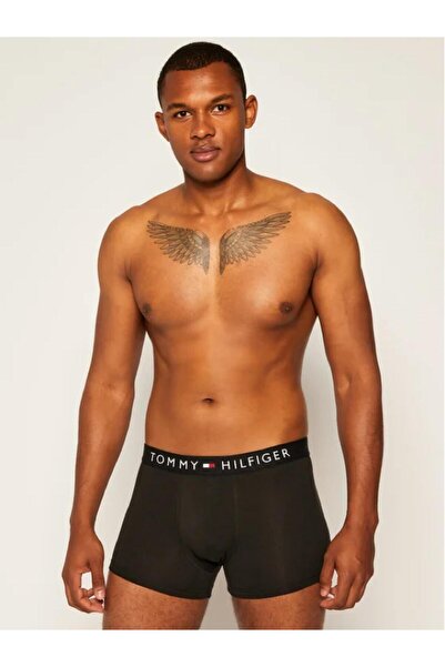 Tommy Hilfiger MEN'S BLACK BOXER SHORT 2 PACK - 2'Lİ PAKET ERKEK