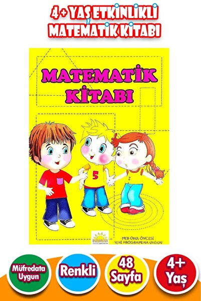 Harika Çocuk Yayınları 4 + Yaş Etkinlikli Harika Matematik Kitabı İlkizler - ...