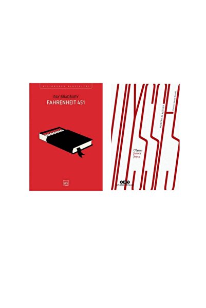 İthaki Yayınları Fahrenheit 451 - Ray Bradbury - Ulysses - James Joyce