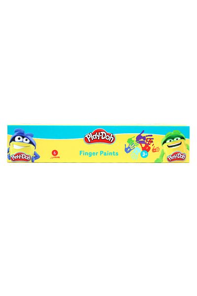 Play Doh Play-Doh - 6 Colors Finger paint  connected 
Pot-  30 ml