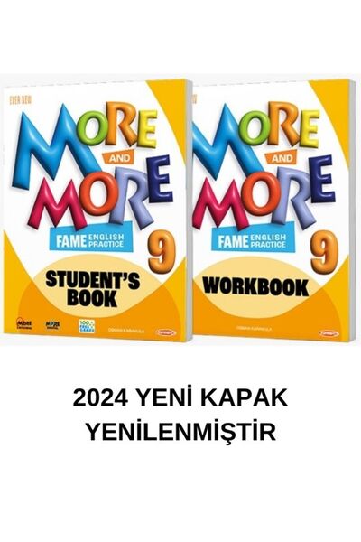 Kurmay Yayınevi MORE&MORE  9 STUDENTS BOOK & WORKBOOK (PACK)  2024 KAPAK