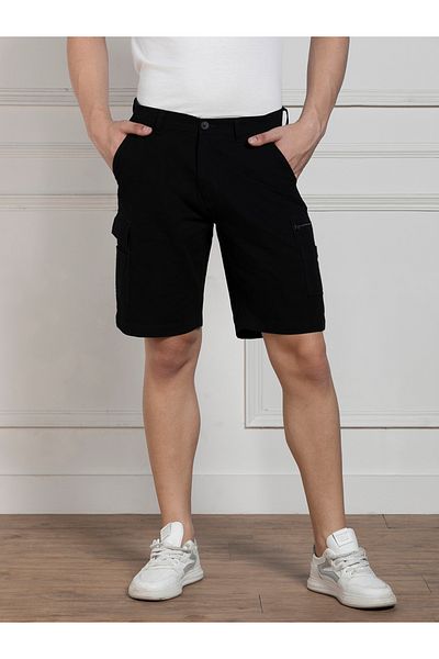 Dennis Lingo By Styli Relaxed Fit Mid Rise Cargo Pockets Shorts