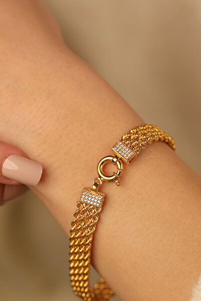 Çgk Çiğdem Gürel Kuyumculuk Halatlı Altın Bileklik