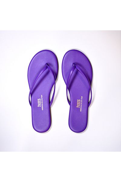 Tkees Women's Classic Purple Stylish Casual Flip Flops