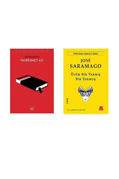 İthaki Yayınları Fahrenheit 451 - Ray Bradbury - Ölüm Bir Varmış Bir Yokmuş -...