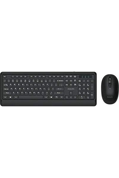 Philips Wireless Keyboard And Mouse Combo C394 Black