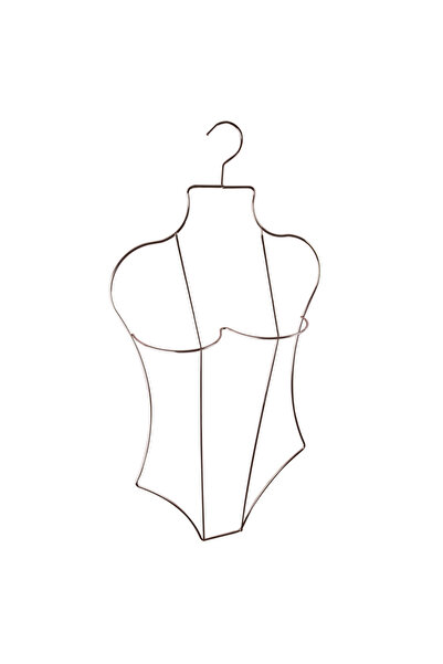 OZC 1 Adet Metal Göğüslü Krom Mayo Askısı