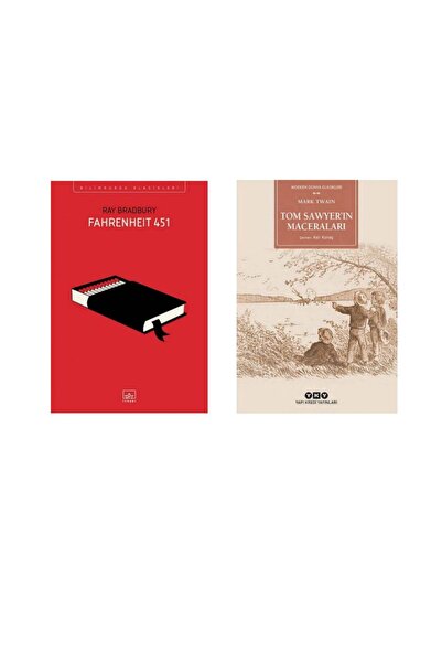 İthaki Yayınları Fahrenheit 451 - Ray Bradbury - Tom Sawyerin Maceraları - Ma...