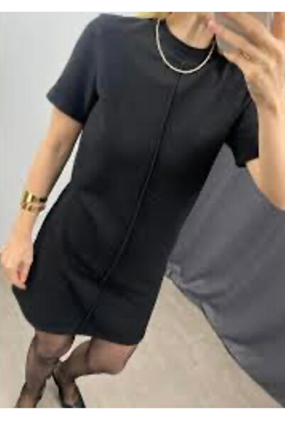 MODA Elbise Kısa Kol Elbise Mini Elbise