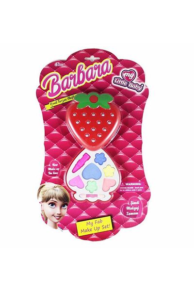 Tıfıl Toys Barbara My Little Baby Strawberry Color Chart Single Makeup Set