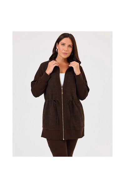 SEÇİL New Selected Women Plus Size Zipper Pocket Cap 10002422514007