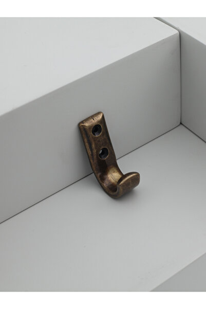 Velquin Çengel Antik Sarı Askı, Lüks Vestiyer Askısı, Dolap Askılığı, Duvar A...