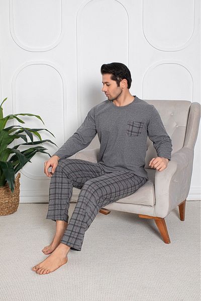 PERA HOMEWEAR ERCAN ΑΝΔΡΙΚΟ ΓΚΡΙ ΤΟΠ ΤΣΕΠΕΣ PJM TKM
