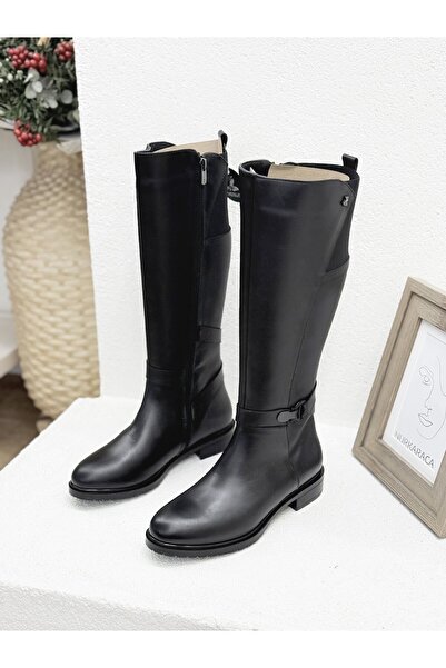 Venüs VENÜS 20741 YANI TOKA DETAYLI HAKİKİ DERİ ÇİZME KADIN