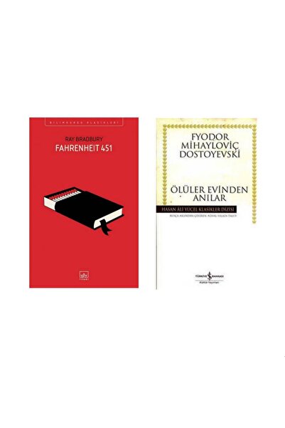 İthaki Yayınları Fahrenheit 451 - Ray Bradbury - Ölüler Evinden Anılar - Fyod...