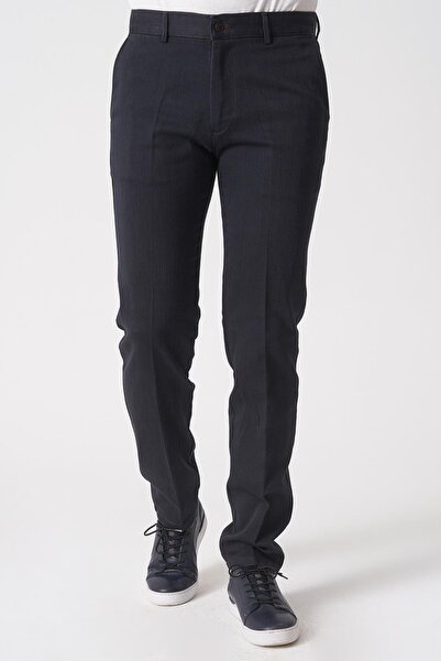 White Stone Whitw Stone Brasília P1032 Cosmos  Pamuklu Slim Fit Pantolon Siyah