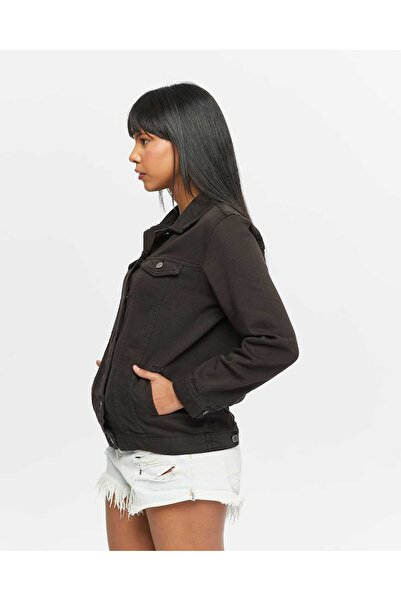 SHEVEGA Women's Smoked Boyfriend Long Linen Jacket