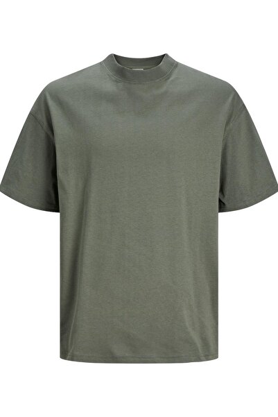 Jack & Jones Тениска JACK&JONES JCOCOLLECTIVE с кръгло деколте 12251865, зелена