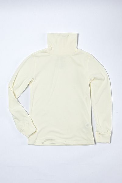 Blue Age Heat Tech Long Sleeve Turtle Neck Thermal_9-10Y_Off White