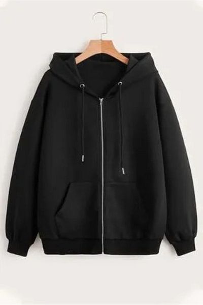 LAND MODA Unisex Sweatshirt Sade Zipper 3-Thread Compact Fabric (Cotton Inside)