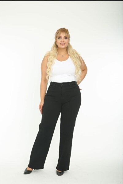 ASSO Women's Loose Plus Size High Waist Lycra Pants
