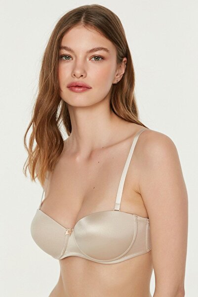 Kompedan Straplez Destekli Sütyen Ten | 7055