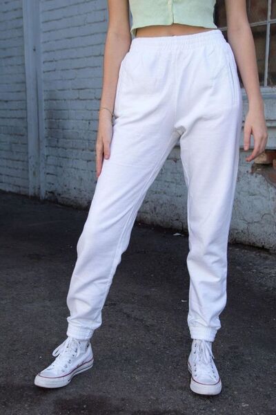 THE WHITE Χειμερινό ελαστικό παντελόνι casual