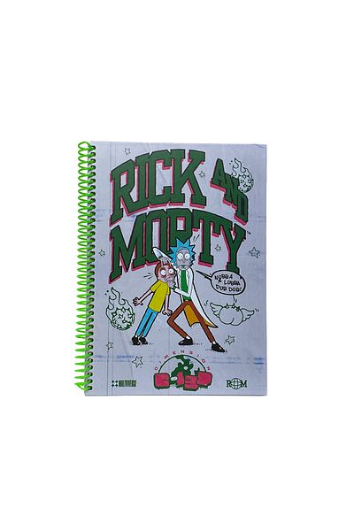 Space License Caiet cu copertă rigidă în spirală Rick&Morty Wubba Lubba