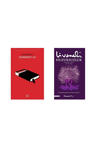 İthaki Yayınları Fahrenheit 451 - Ray Bradbury - Huzursuzluk - Zülfü Livaneli