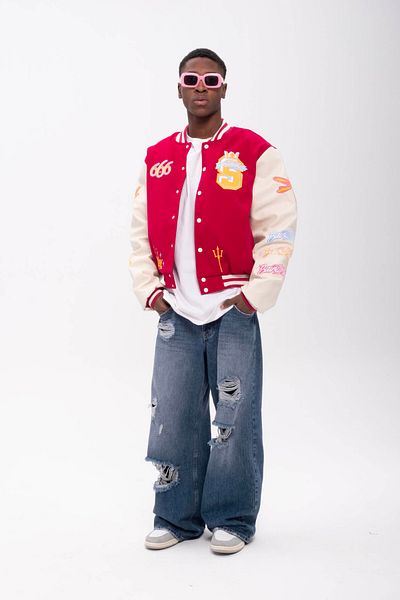 SaintGreyHills Richie  Bomber College Jacket