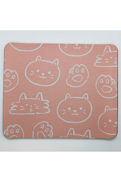 Duxy Cute Cat Mouse Pad, 21X17 Cm, Non-Slip Base, Comfortable and Soft Mousepad for Home, Office, and Gaming
