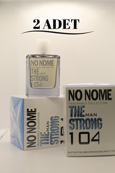 NO NOME 104 Only The Strong Brave Man Erkek Parfümü 125 Ml Edt 2 (İKİ) Adet