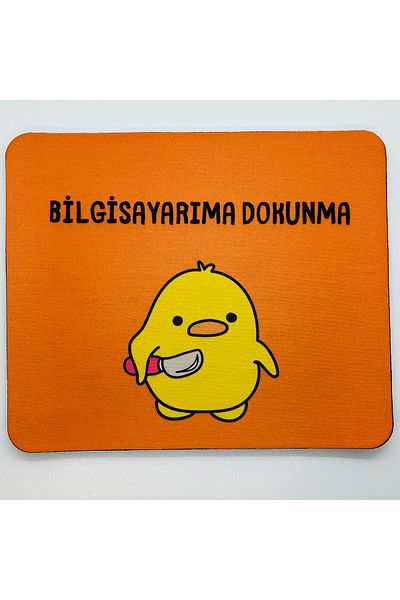 Duxy Cute Chick Mouse Pad, 21X17 Cm, Non-Slip Base, Comfortable and Soft Mousepad for Home, Office, and Gaming
