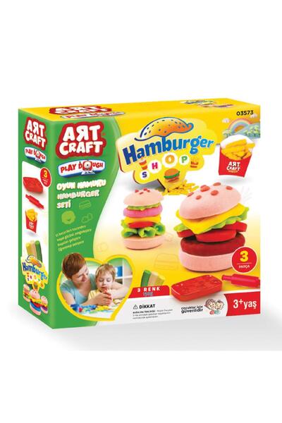 toysclub 03573 Hamburger Set Play Dough 150 Gr