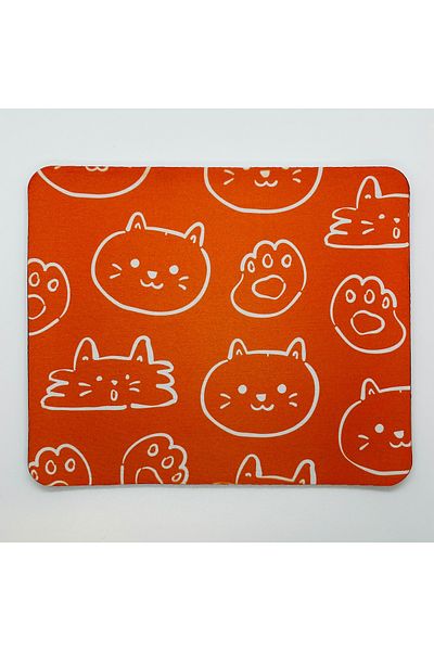 Duxy Cute Cat Mouse Pad, 21X17 Cm, Non-Slip Base, Comfortable and Soft Mousepad for Home, Office, and Gaming