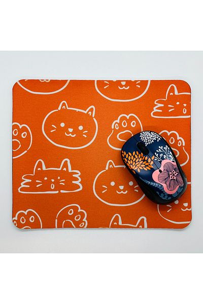 Duxy Cute Cat Mouse Pad, 21X17 Cm, Non-Slip Base, Comfortable and Soft Mousepad for Home, Office, and Gaming