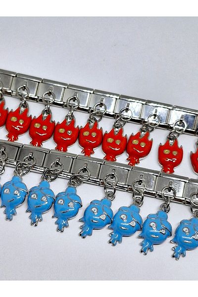 RoseCo00 Italian Steel Bracelet Charm