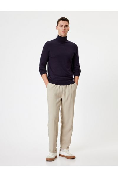 Koton Turtleneck Basic Knitwear Sweater - Long Sleeve