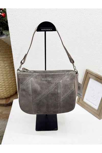 David Jones Ed069 Embroidery Detailed Genuine Leather Shoulder Bag Women