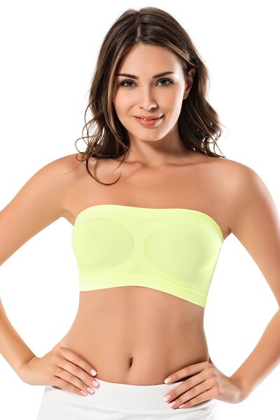 ERDEM İÇ GİYİM Red Seamless Short Bandeo Bustier 613