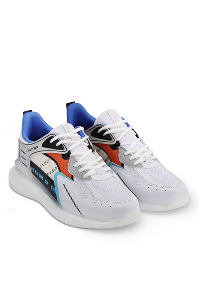 Slazenger Ανδρικά αθλητικά παπούτσια Bashe White - Stylish Shoes