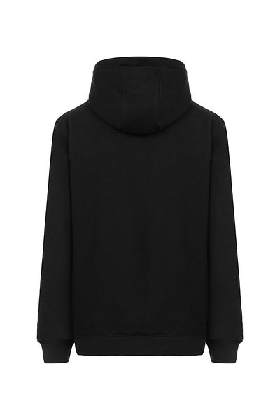 MYSPORT My Sport 5017 Men's Soft Hooded Organic Cotton Kangaroo Pocket Regular Black Sweatshirt