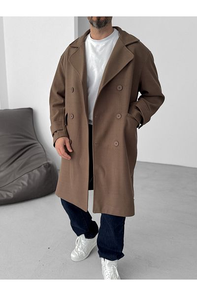 BYBASICMAN Light Brown Oversize Cashew Coat V-50-09