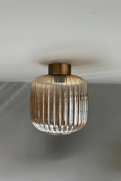 Bamyum Mopa Bal Rengi Plafonyer Avize İç Mekan Aydınlatma Dekoratif Mutfak Ho...