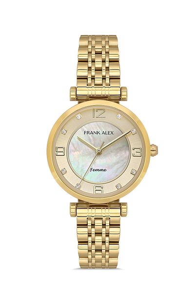 Frank Alex Metal Women's Wristwatch Fx 07300M.01-F544